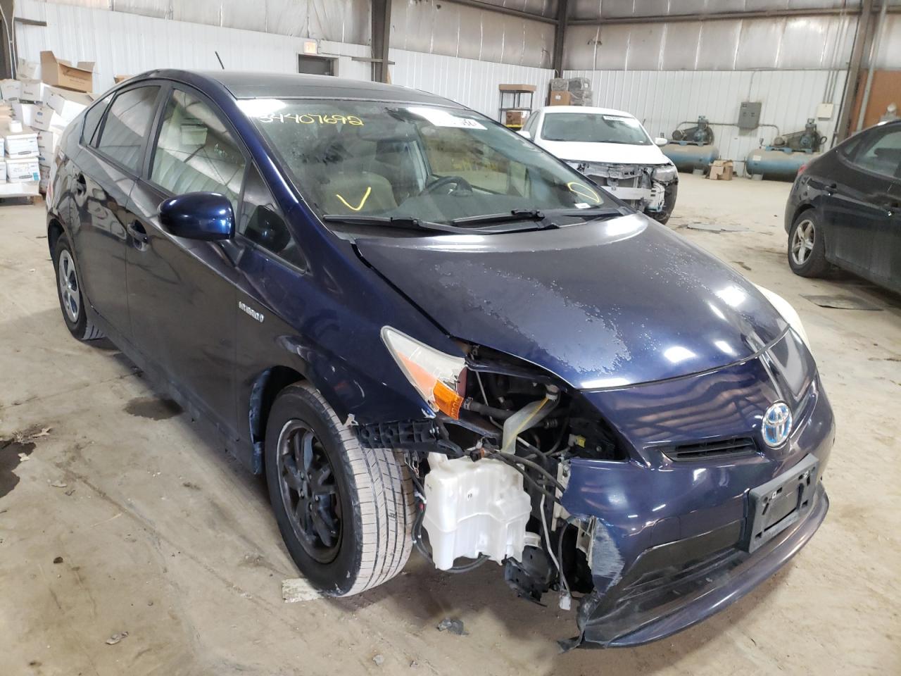 TOYOTA PRIUS 2012 with VIN JTDKN3DUXC1553391 - Photo from auction