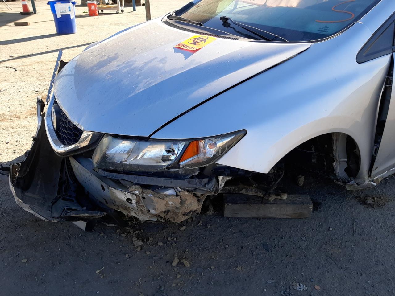 Photo 9 from auction – 2013 HONDA CIVIC LX with VIN 19XFB2F50DE284133