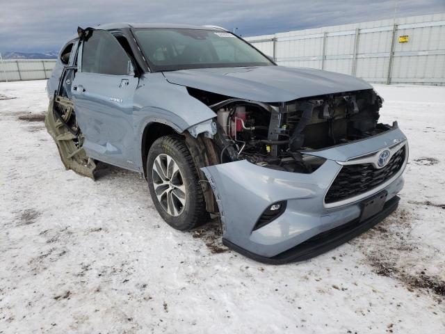 TOYOTA HIGHLANDER 2021 with VIN 5TDHBRCH6MS029721 - Photo from auction