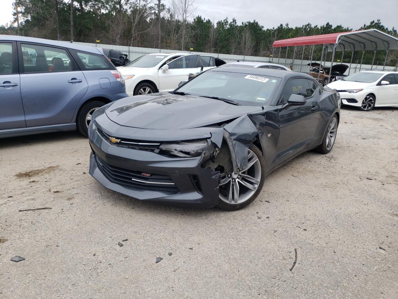 Photo 9 from auction – 2018 CHEVROLET CAMARO LT with VIN 1G1FB1RS1J0130264