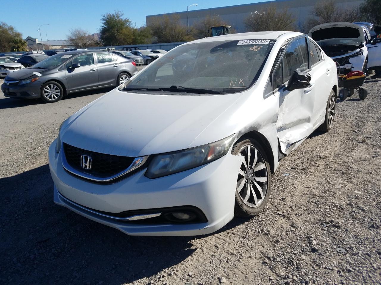 Photo 2 from auction – 2014 HONDA CIVIC EXL with VIN 19XFB2F93EE048631