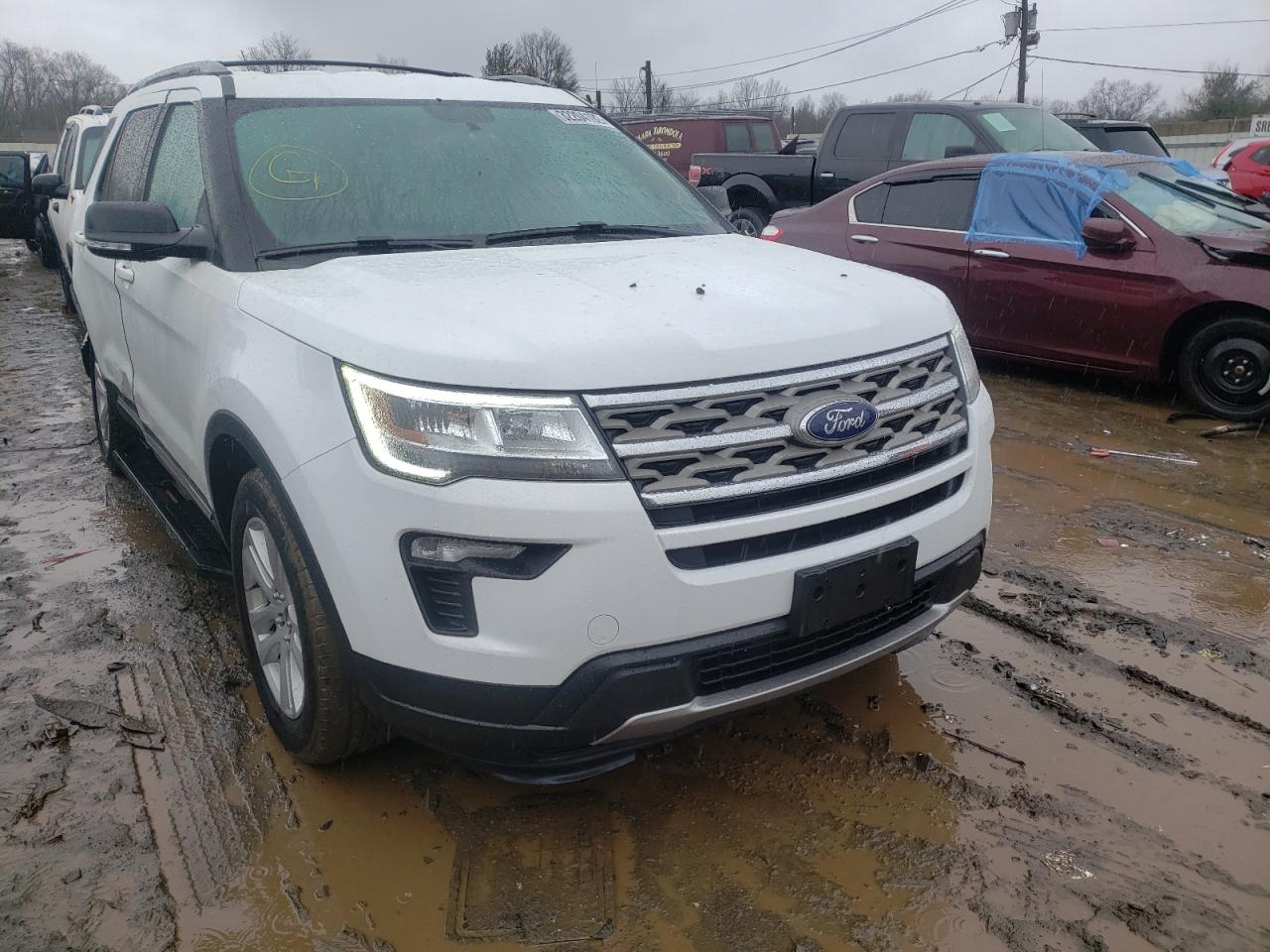 FORD EXPLORER X 2018 with VIN 1FM5K8D80JGA56880 - Photo from auction