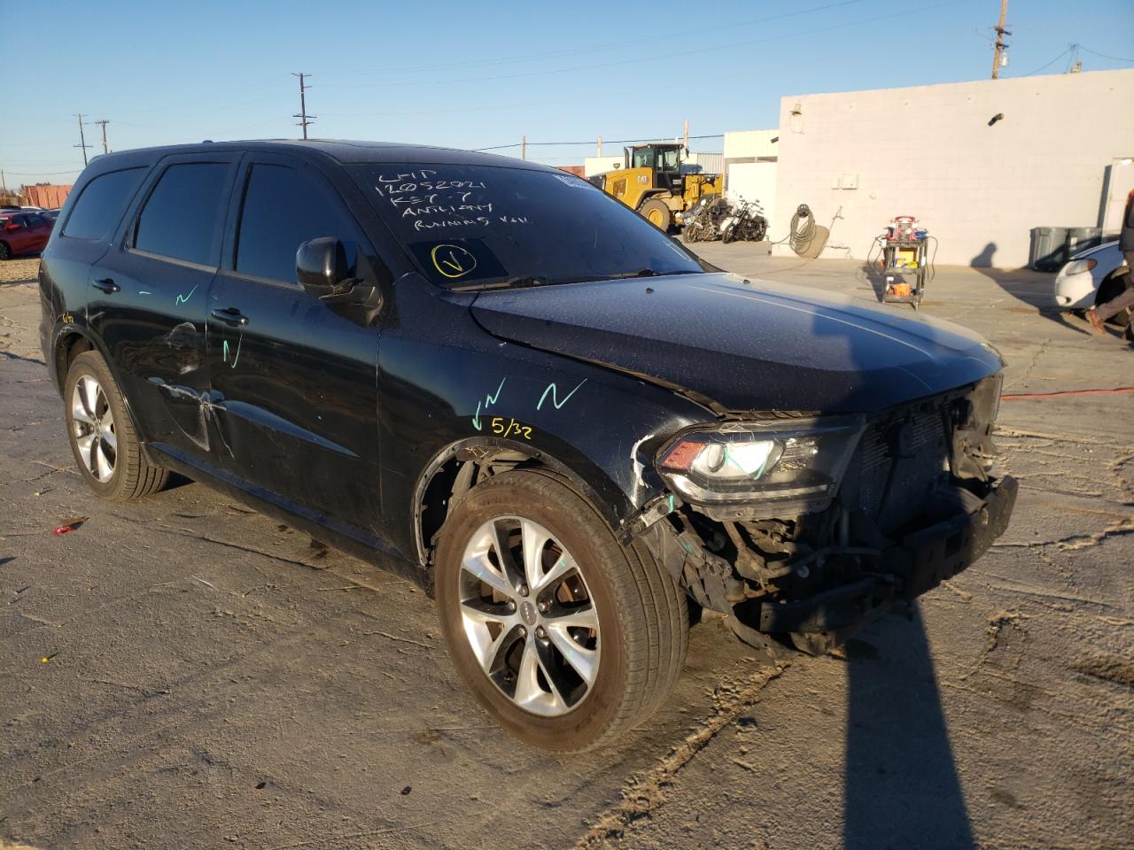 DODGE DURANGO R/ 2014 with VIN 1C4SDJCT5EC307744 - Photo from auction
