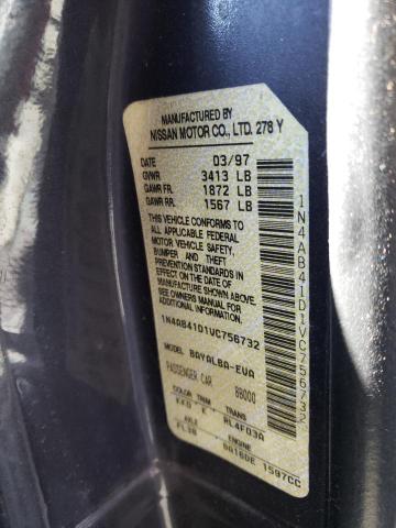 Photo 10 from auction – 1997 NISSAN SENTRA BAS with VIN 1N4AB41D1VC756732