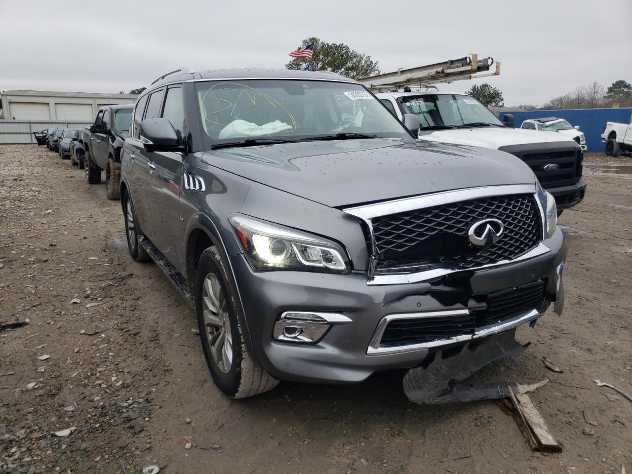 INFINITI QX80 BASE 2017 with VIN JN8AZ2NF0H9642636 - Photo from auction