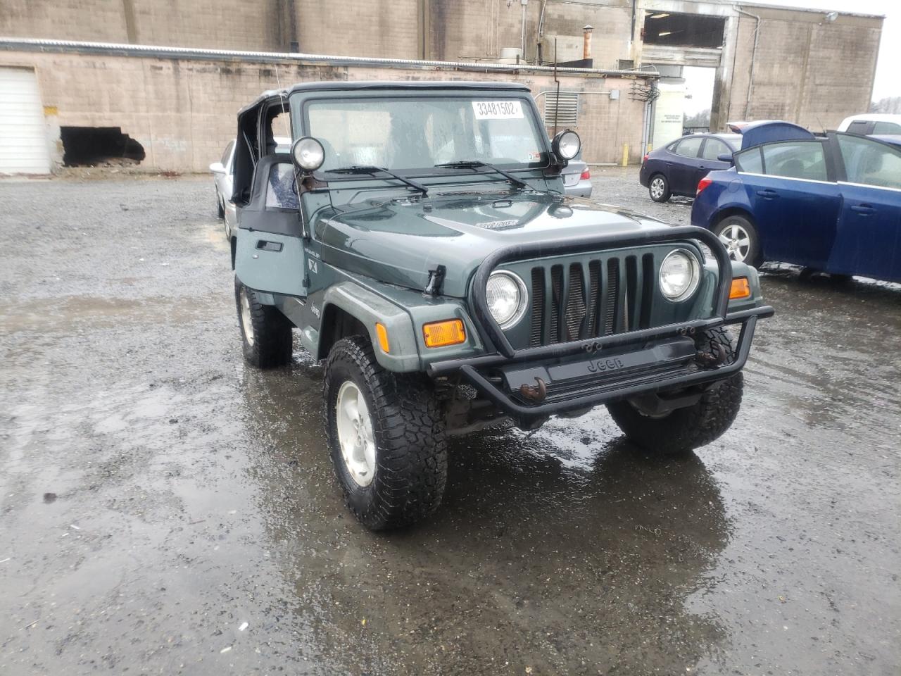 JEEP WRANGLER / 2002 with VIN 1J4FA39SX2P765590 - Photo from auction