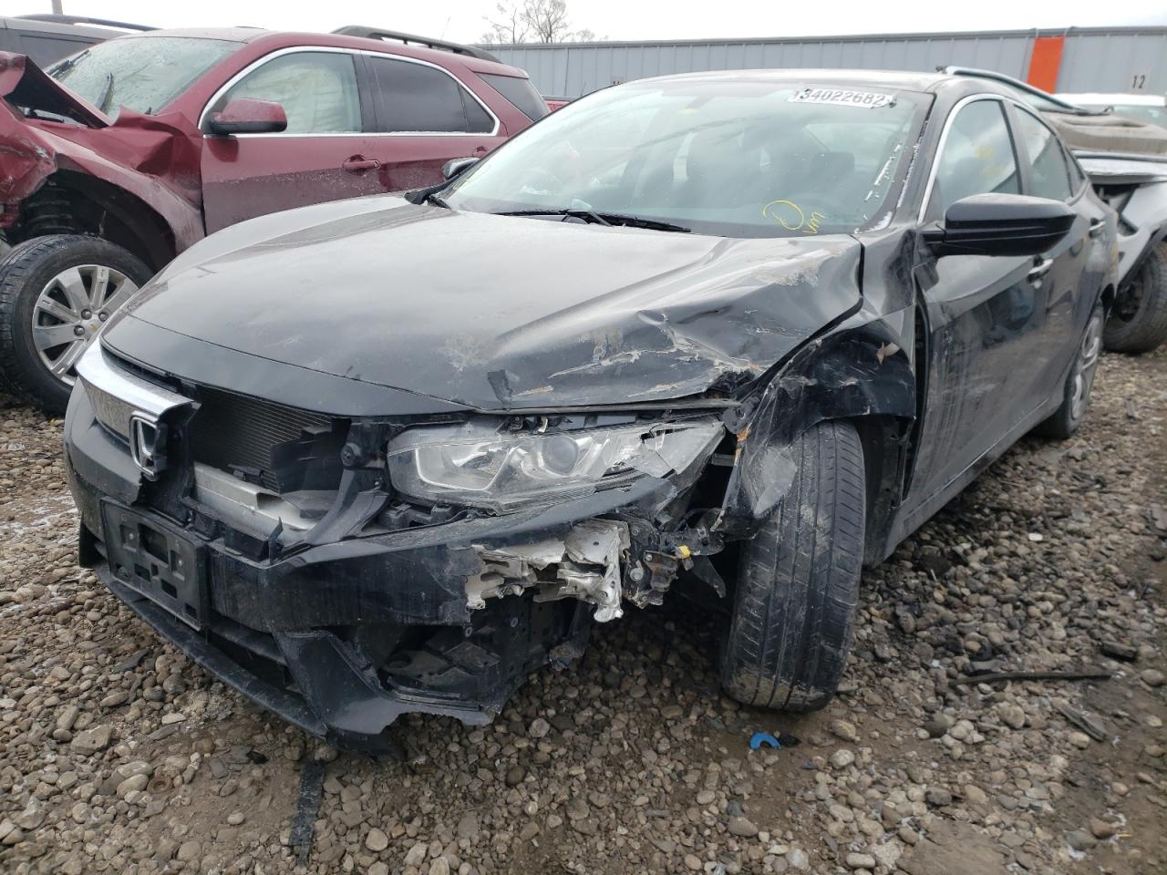 Photo 2 from auction – 2017 HONDA CIVIC LX with VIN 19XFC2F59HE074682