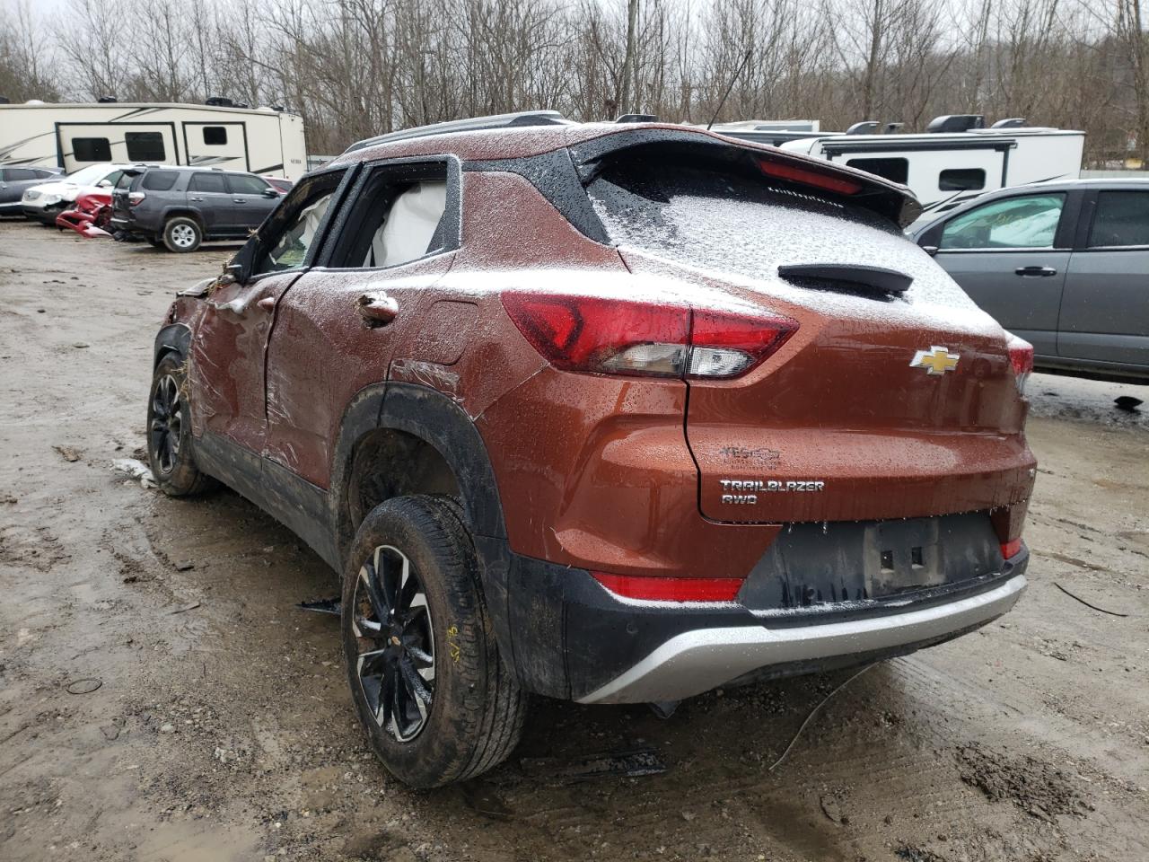 Photo 3 from auction – 2021 CHEVROLET TRAILBLAZE with VIN KL79MRSL3MB141708