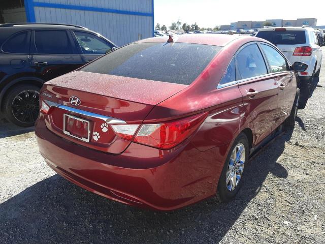 Photo 4 from auction – 2013 HYUNDAI SONATA GLS with VIN 5NPEB4ACXDH702299