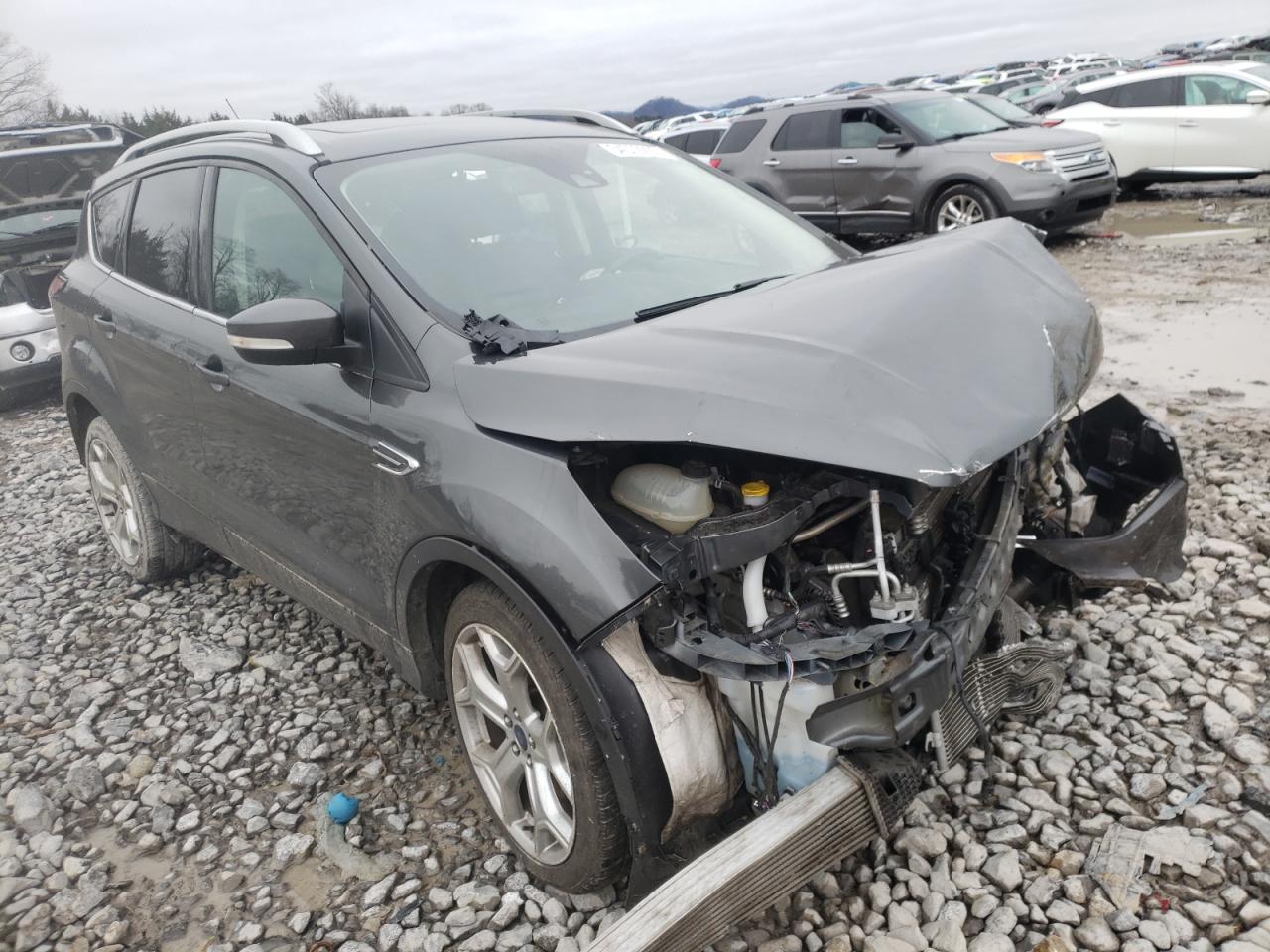 FORD ESCAPE TIT 2017 with VIN 1FMCU0J98HUE29465 - Photo from auction