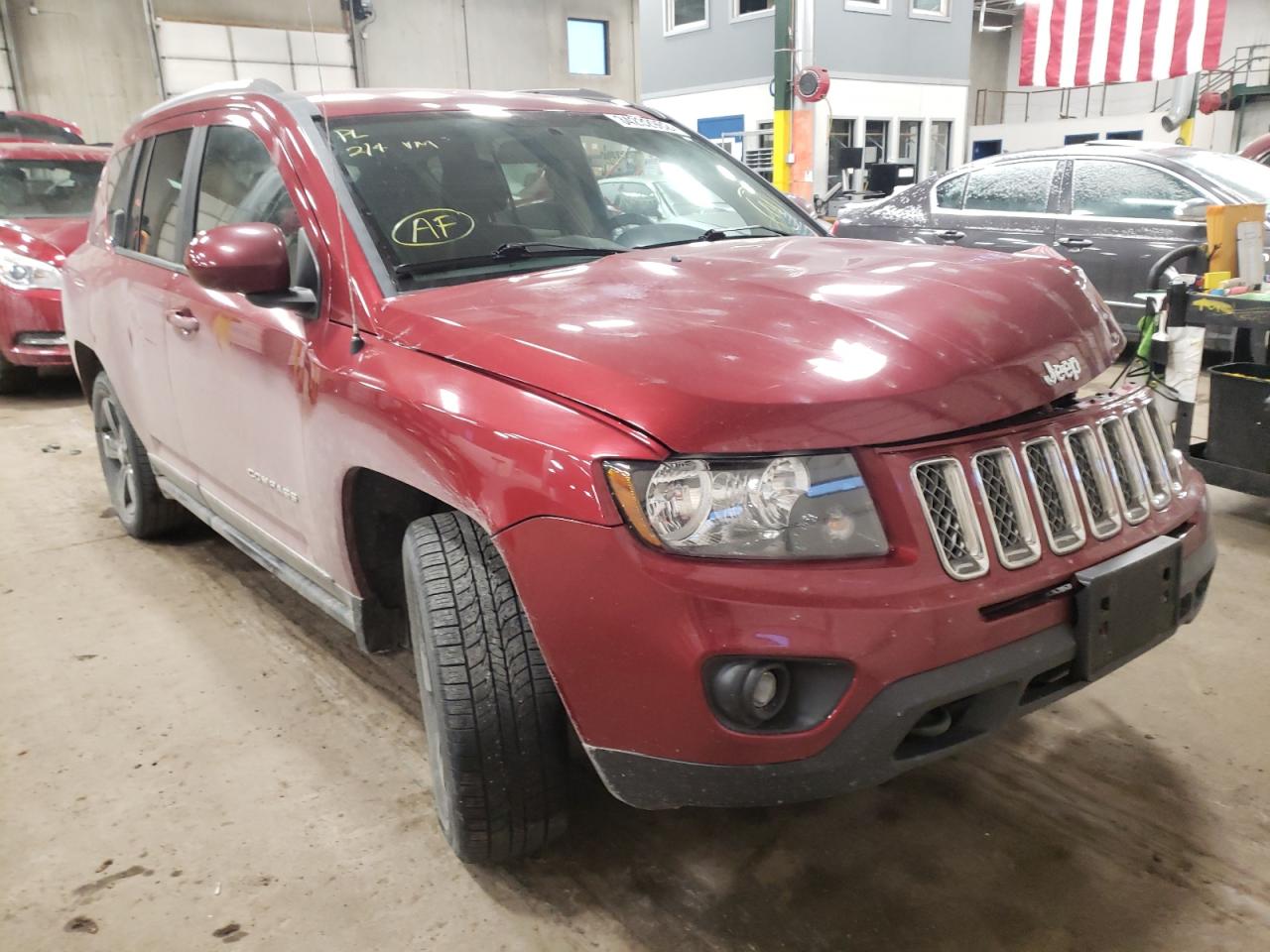 JEEP COMPASS LA 2015 with VIN 1C4NJDEB7FD216191 - Photo from auction