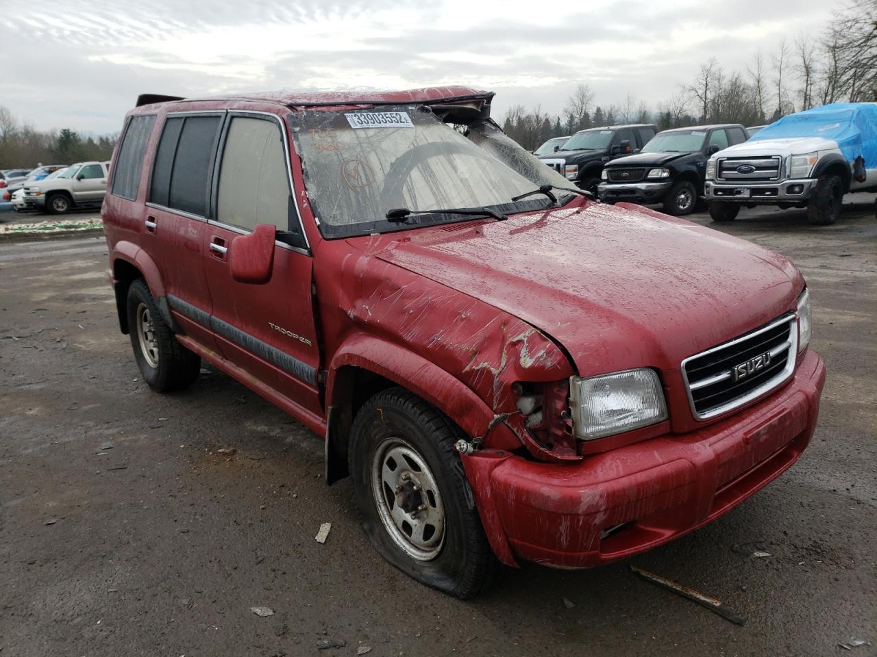 ISUZU TROOPER S 1998 with VIN JACDJ58X6W7917021 - Photo from auction