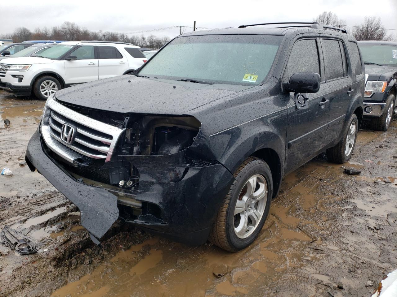 Photo 2 from auction – 2013 HONDA PILOT EXL with VIN 5FNYF4H51DB056836