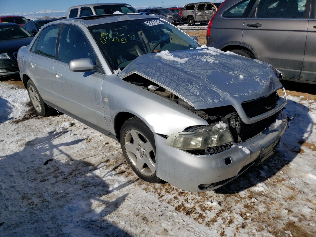 AUDI A4 2.8 QUA 1999 with VIN WAUED28D4XA322350 - Photo from auction