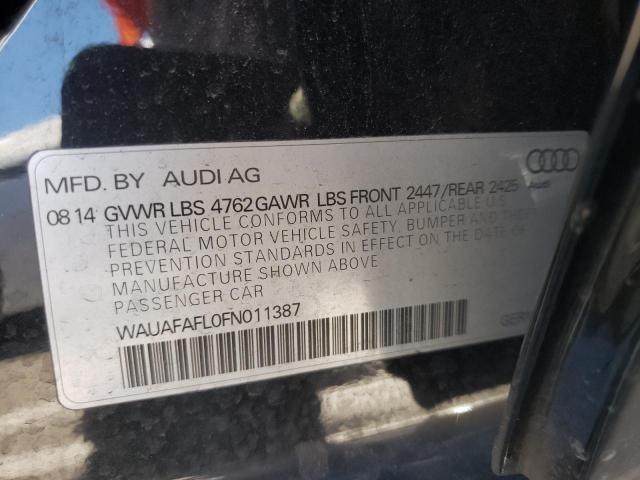 Zdjęcie 10 z aukcji – 2015 AUDI A4 PREMIUM z VIN WAUAFAFL0FN011387