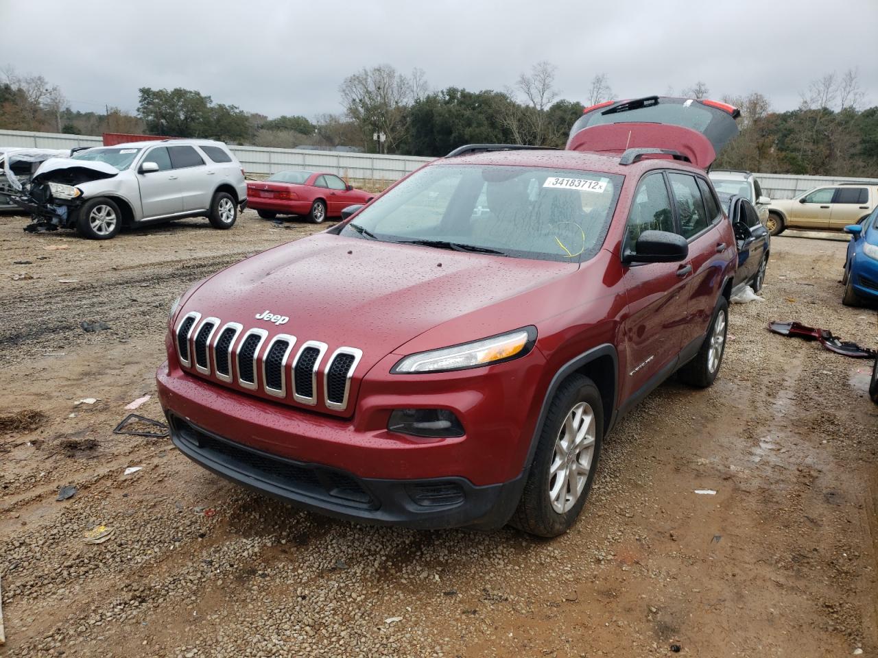 Photo 2 from auction – 2015 JEEP CHEROKEE S with VIN 1C4PJLAB5FW700910