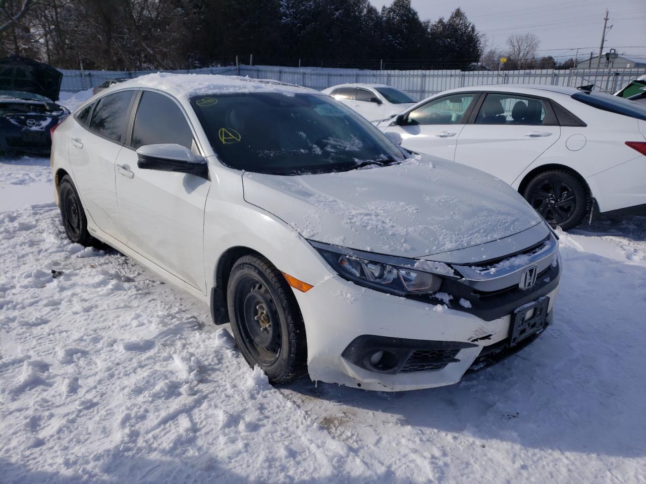 HONDA CIVIC EX 2016 with VIN 2HGFC1F48GH101182 - Photo from auction