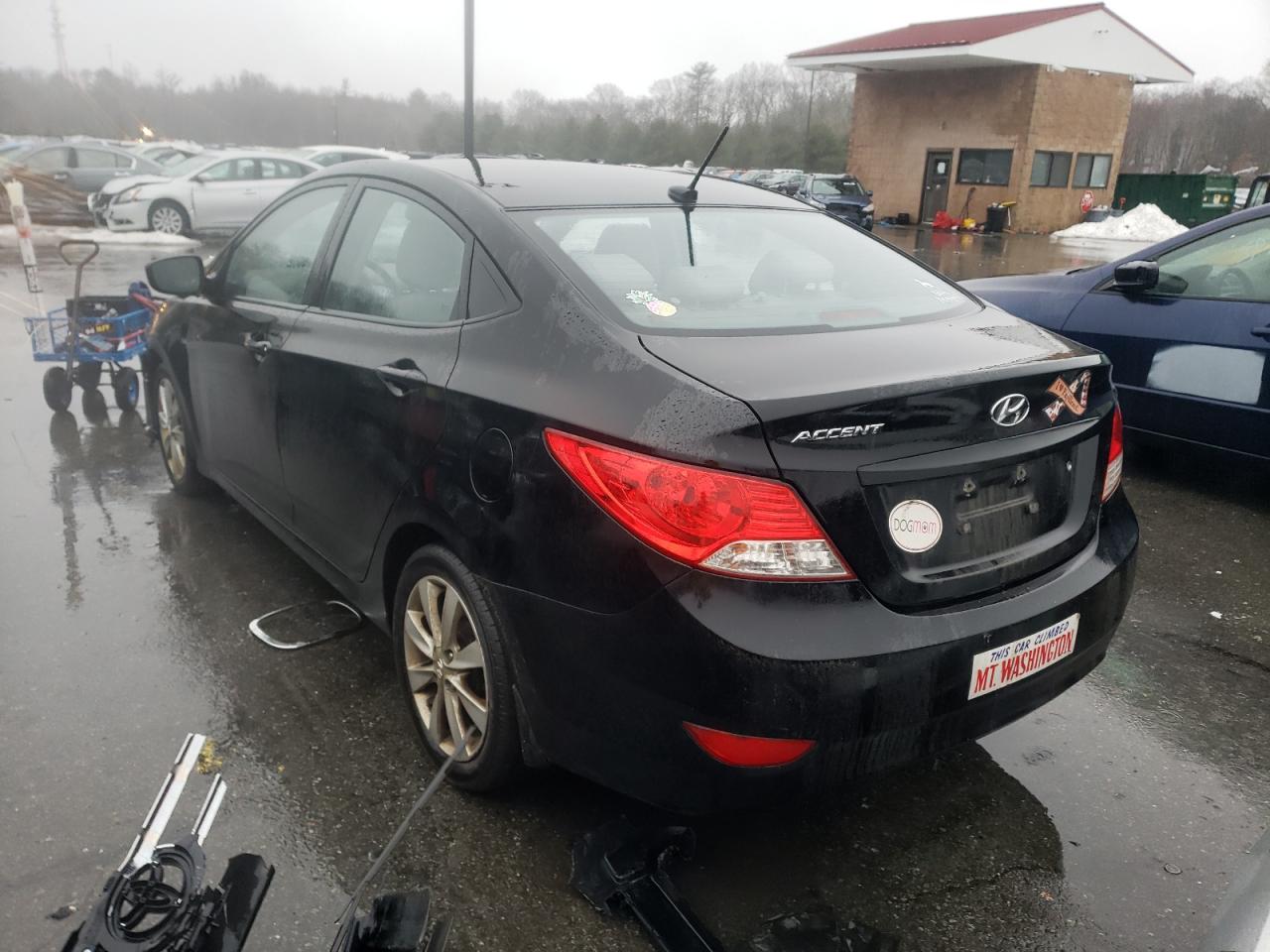 Photo 3 from auction – 2013 HYUNDAI ACCENT GLS with VIN KMHCU4AE0DU447103