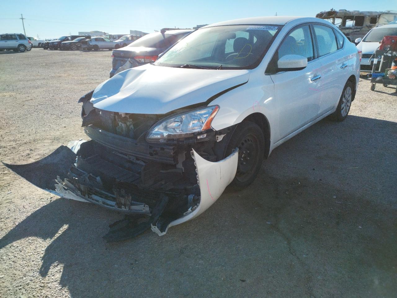 Photo 2 from auction – 2014 NISSAN SENTRA S with VIN 3N1AB7AP3EY281035