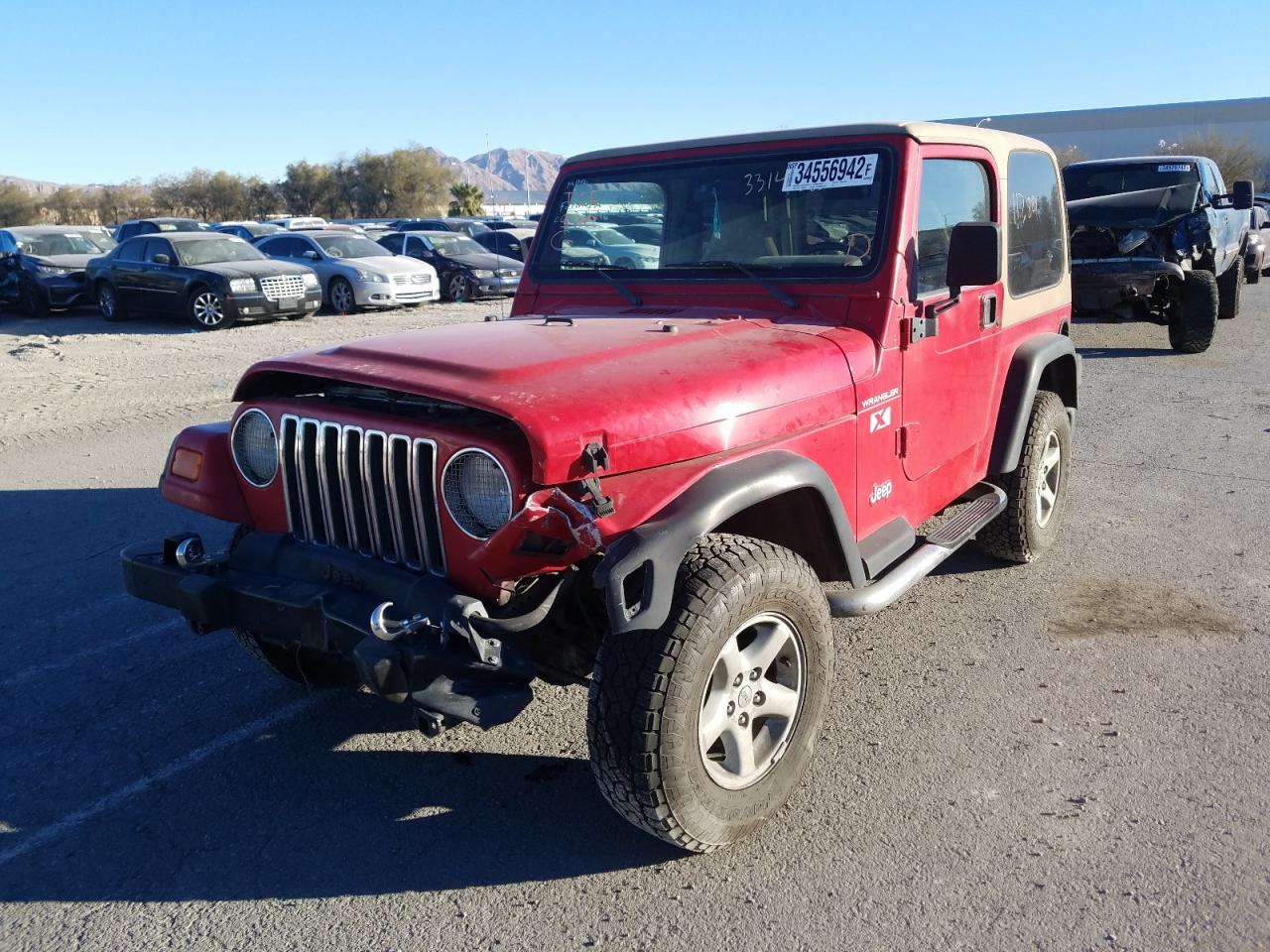 Photo 2 from auction – 2002 JEEP WRANGLER X with VIN 1J4FA39S72P726424