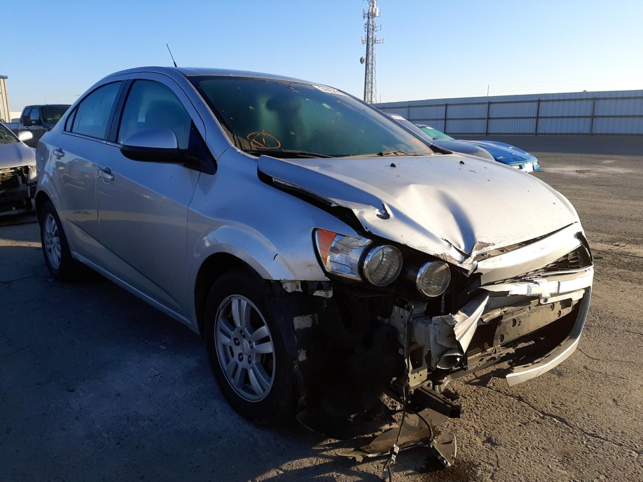 CHEVROLET SONIC LT 2014 with VIN 1G1JC5SH6E4178581 - Photo from auction