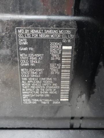 Photo 10 from auction – 2016 NISSAN ROGUE S with VIN KNMAT2MT5GP667286