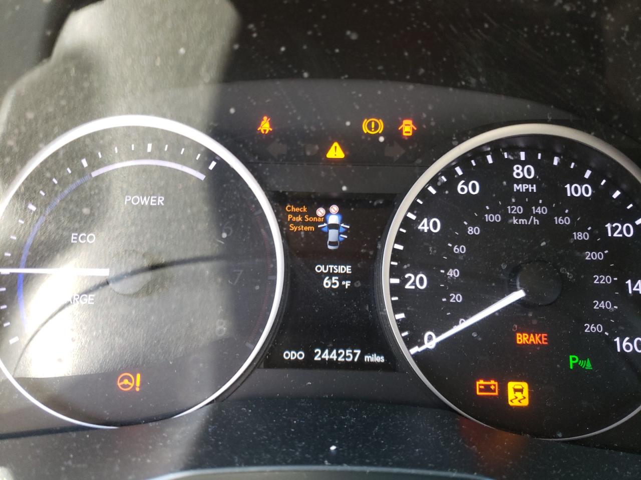 Photo 8 from auction – 2014 LEXUS ES 300H with VIN JTHBW1GG3E2054094