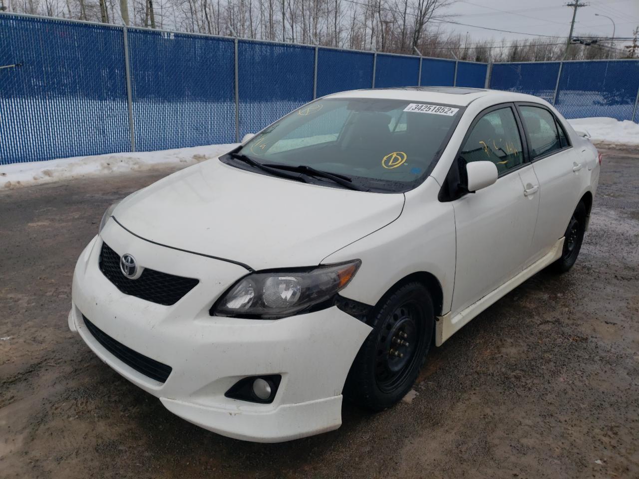 Photo 2 from auction – 2010 TOYOTA COROLLA XR with VIN 2T1BE4EE8AC030649