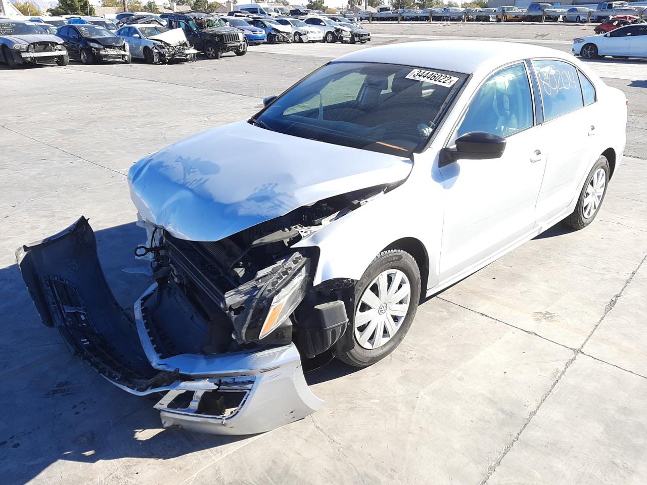Photo 2 from auction – 2015 VOLKSWAGEN JETTA BASE with VIN 3VW2K7AJ8FM276836