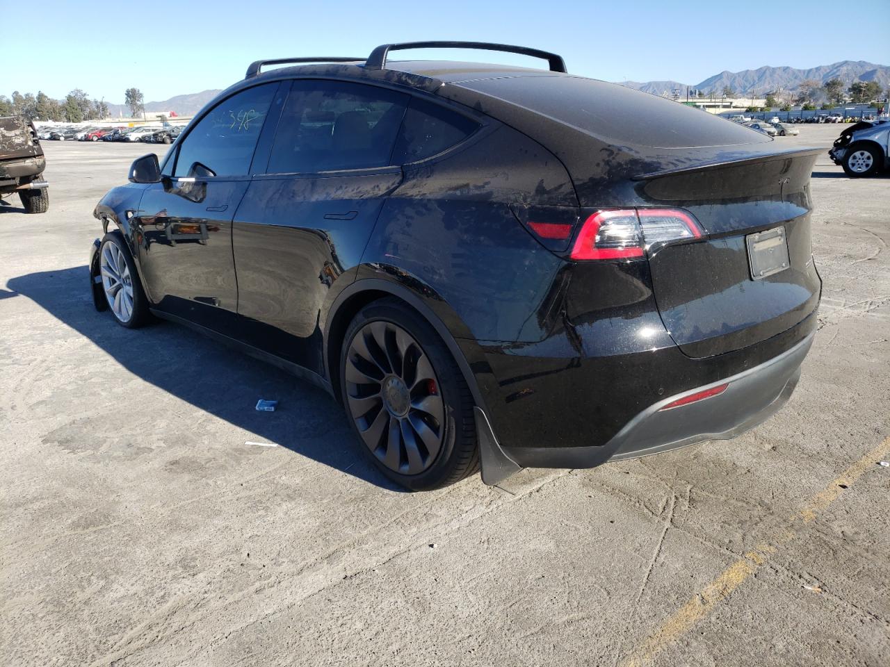 Photo 3 from auction – 2020 TESLA MODEL Y with VIN 5YJYGDEF5LF058775