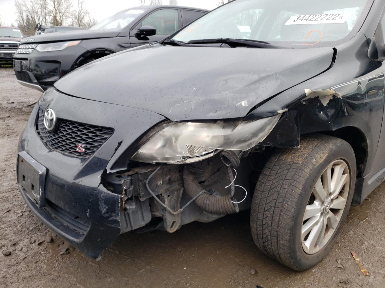 Photo 9 from auction – 2010 TOYOTA COROLLA BA with VIN 2T1BU4EE9AC491636