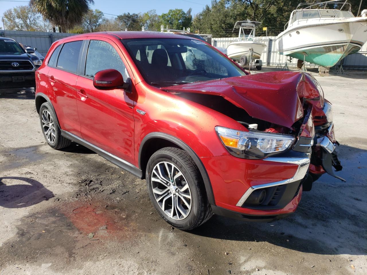 MITSUBISHI OUTLANDER 2019 with VIN JA4AP3AU7KU035532 - Photo from auction