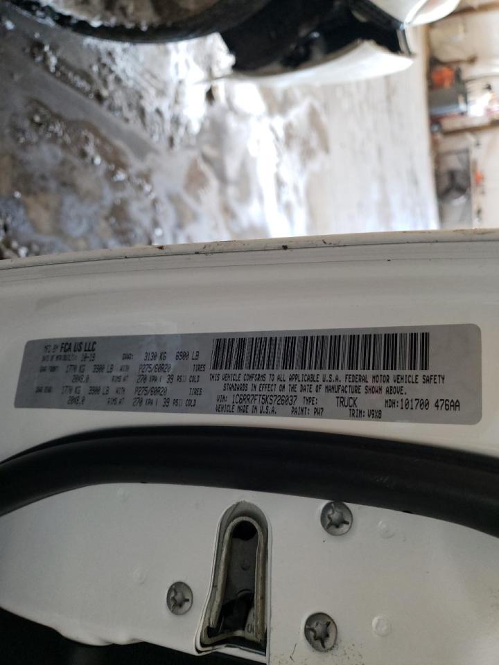 Photo 10 from auction – 2019 RAM 1500 CLASS with VIN 1C6RR7FT5KS726037