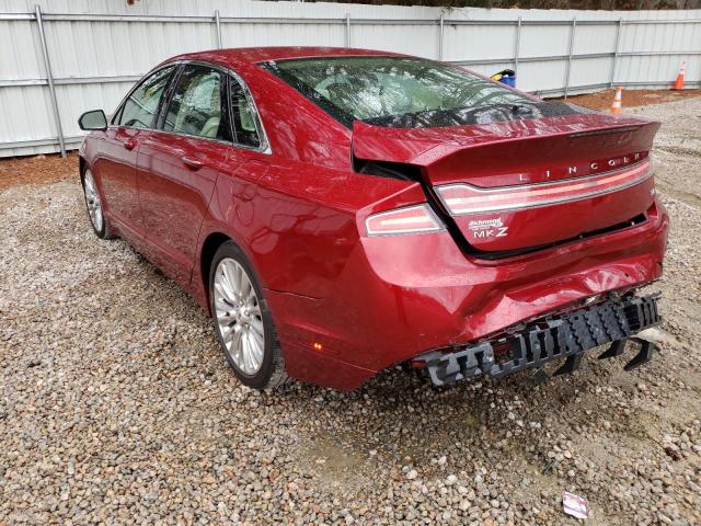 Photo 3 from auction – 2014 LINCOLN MKZ with VIN 3LN6L2GK8ER834718