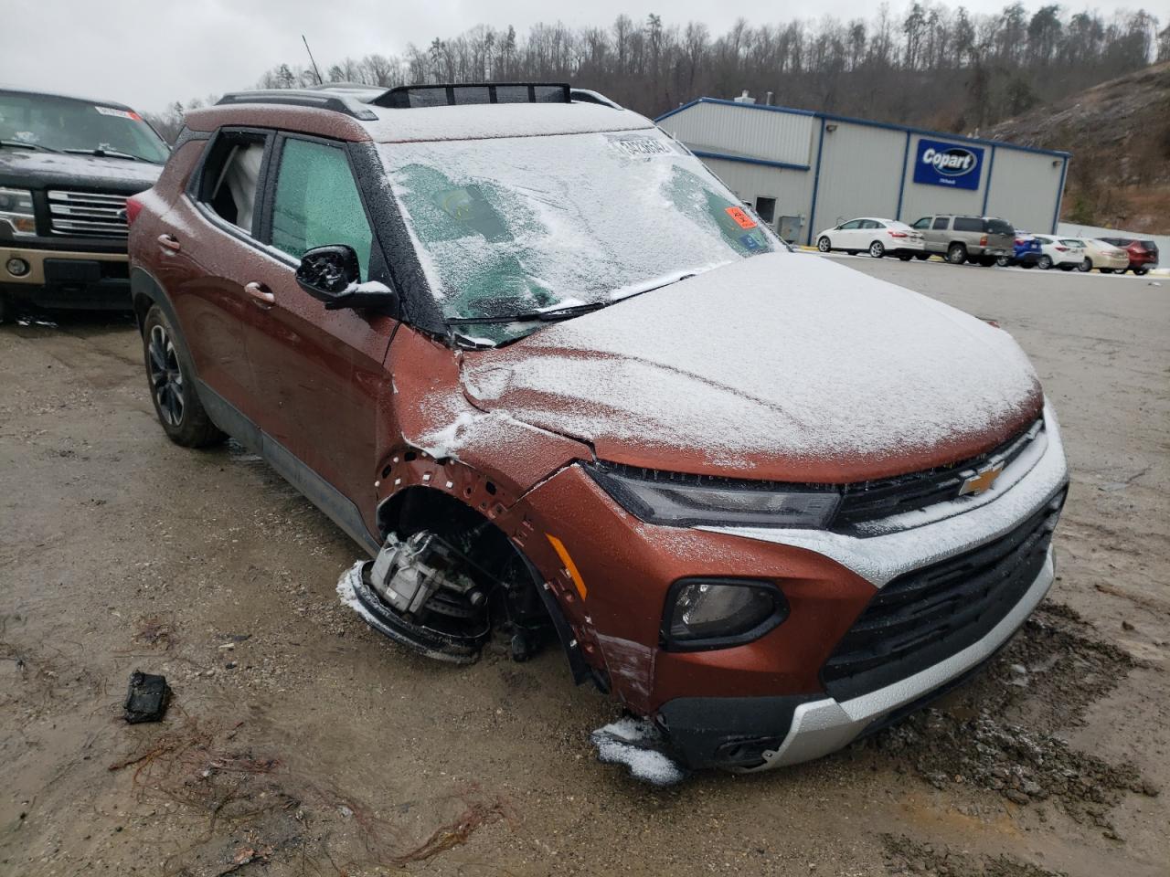 CHEVROLET TRAILBLAZE 2021 with VIN KL79MRSL3MB141708 - Photo from auction