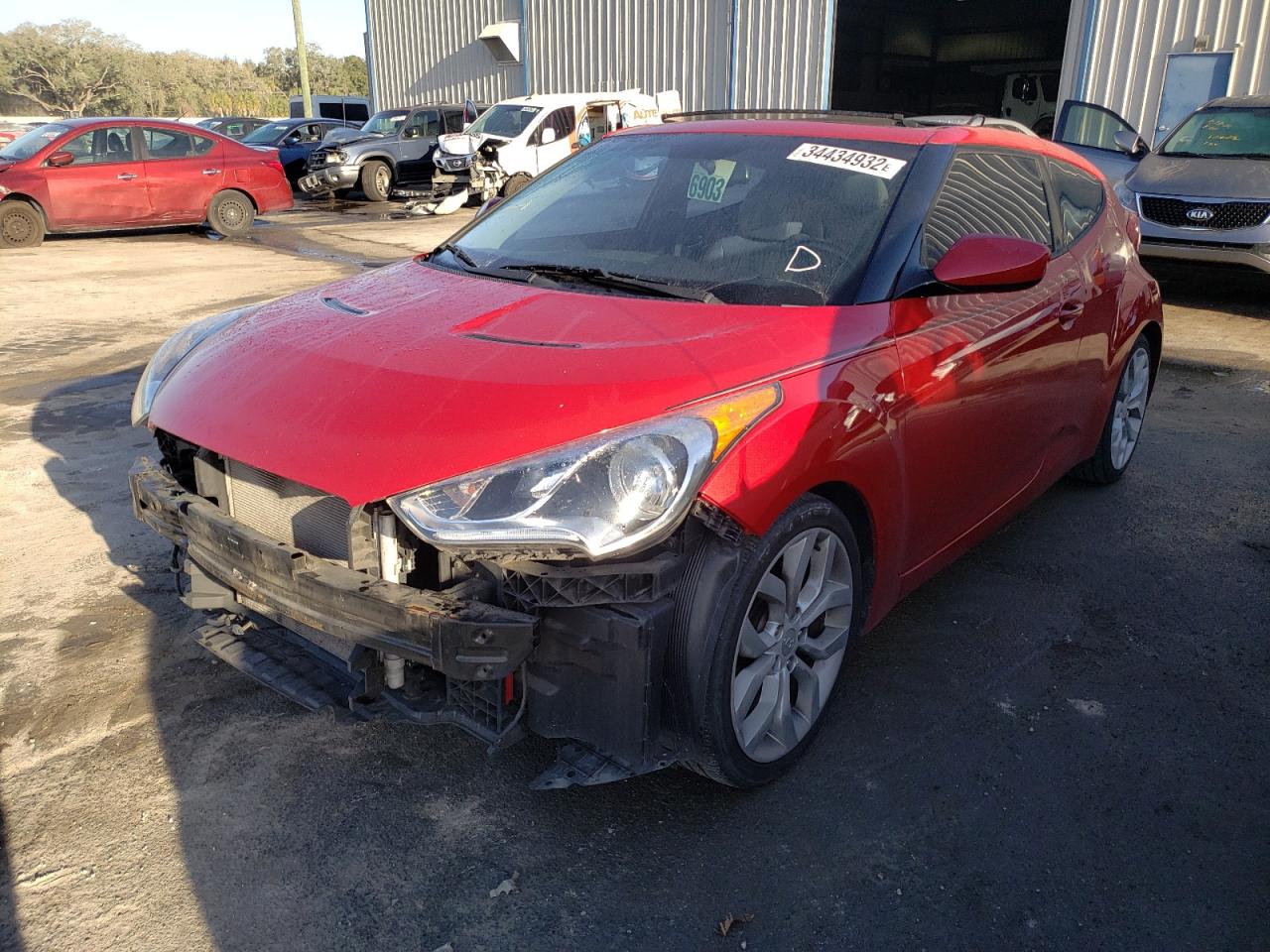 Photo 2 from auction – 2012 HYUNDAI VELOSTER with VIN KMHTC6ADXCU079209