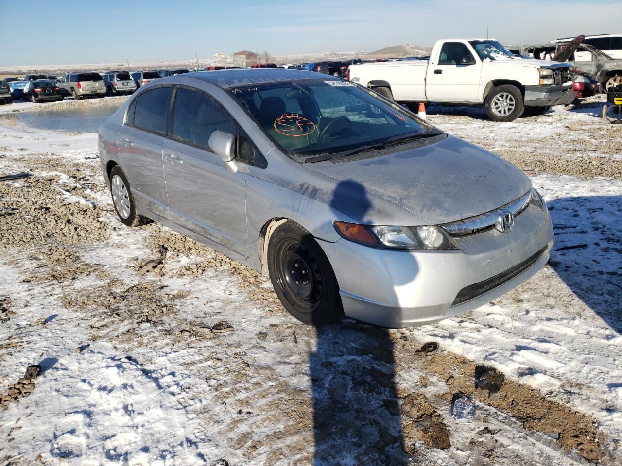 HONDA CIVIC LX 2008 with VIN JHMFA16528S000175 - Photo from auction
