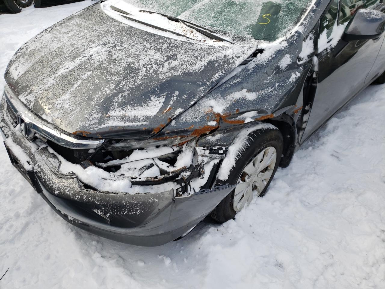 Photo 9 from auction – 2012 HONDA CIVIC LX with VIN 2HGFB2F48CH118776