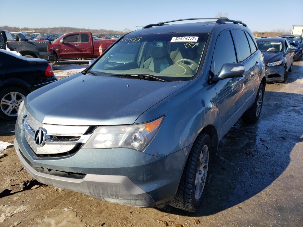Photo 2 from auction – 2008 ACURA MDX with VIN 2HNYD28268H531388