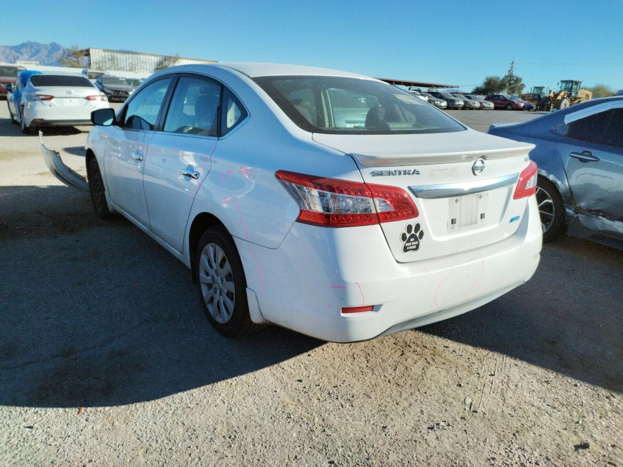 Photo 3 from auction – 2014 NISSAN SENTRA S with VIN 3N1AB7AP3EY281035