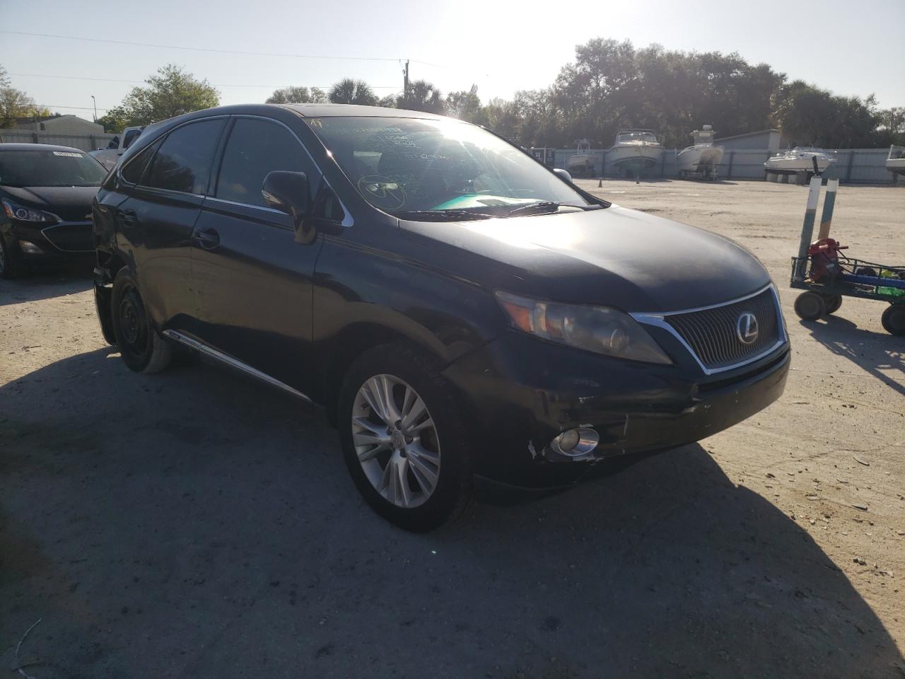 LEXUS RX 450 2010 with VIN JTJZB1BA2A2401713 - Photo from auction