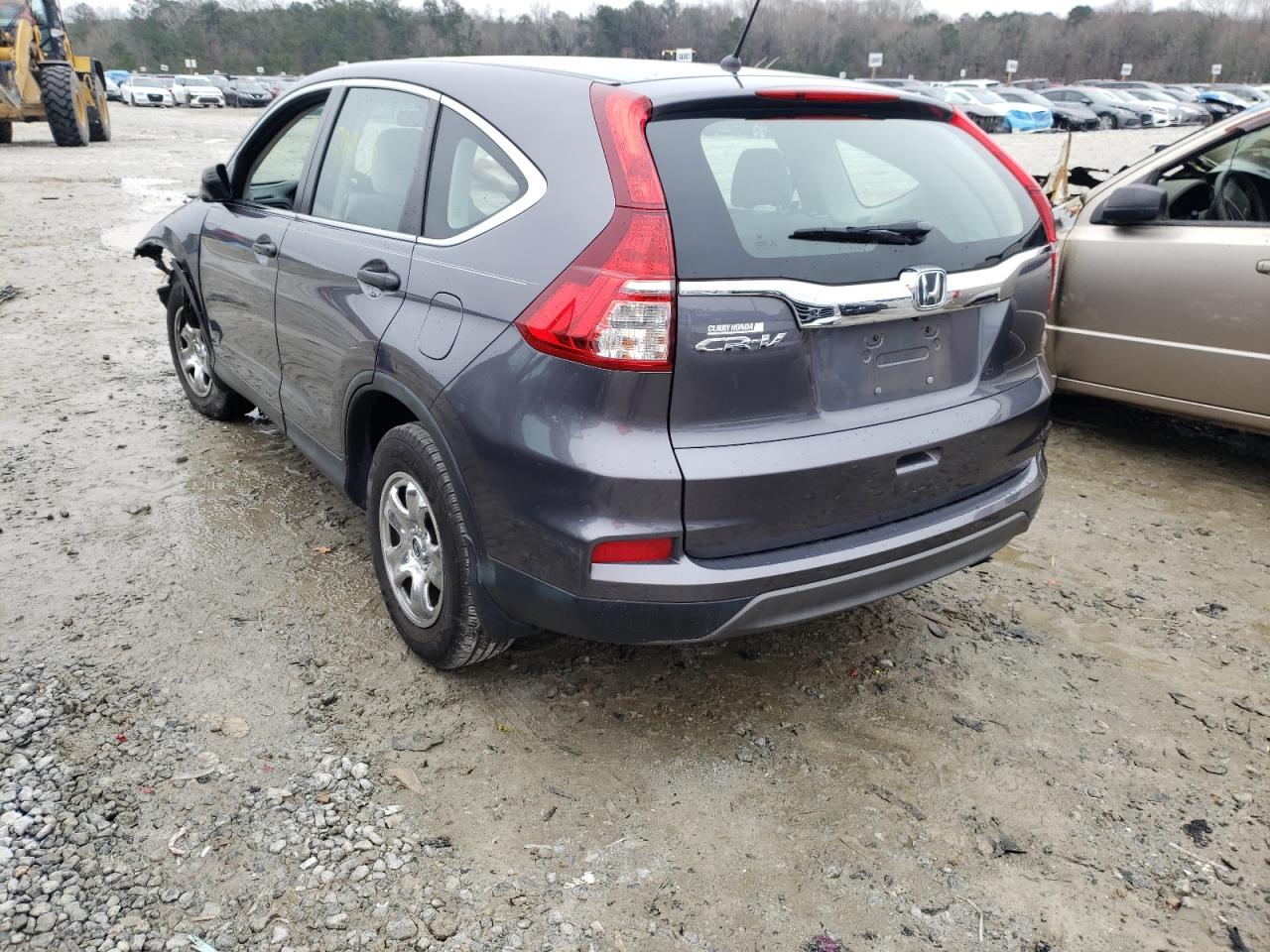 Photo 3 from auction – 2016 HONDA CR-V LX with VIN 3CZRM3H38GG706399