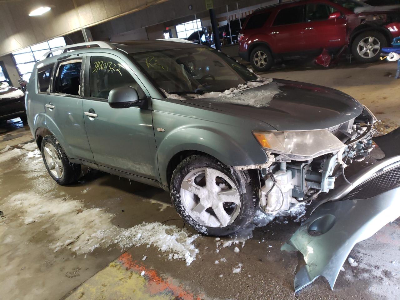 MITSUBISHI OUTLANDER 2007 with VIN JA4MT41X07Z006635 - Photo from auction