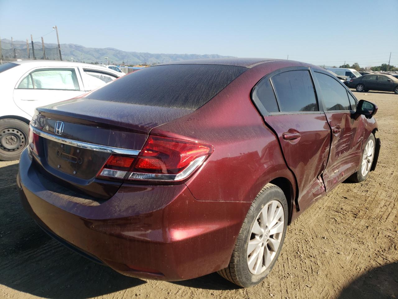 Photo 4 from auction – 2014 HONDA CIVIC EXL with VIN 19XFB2F96EE032875
