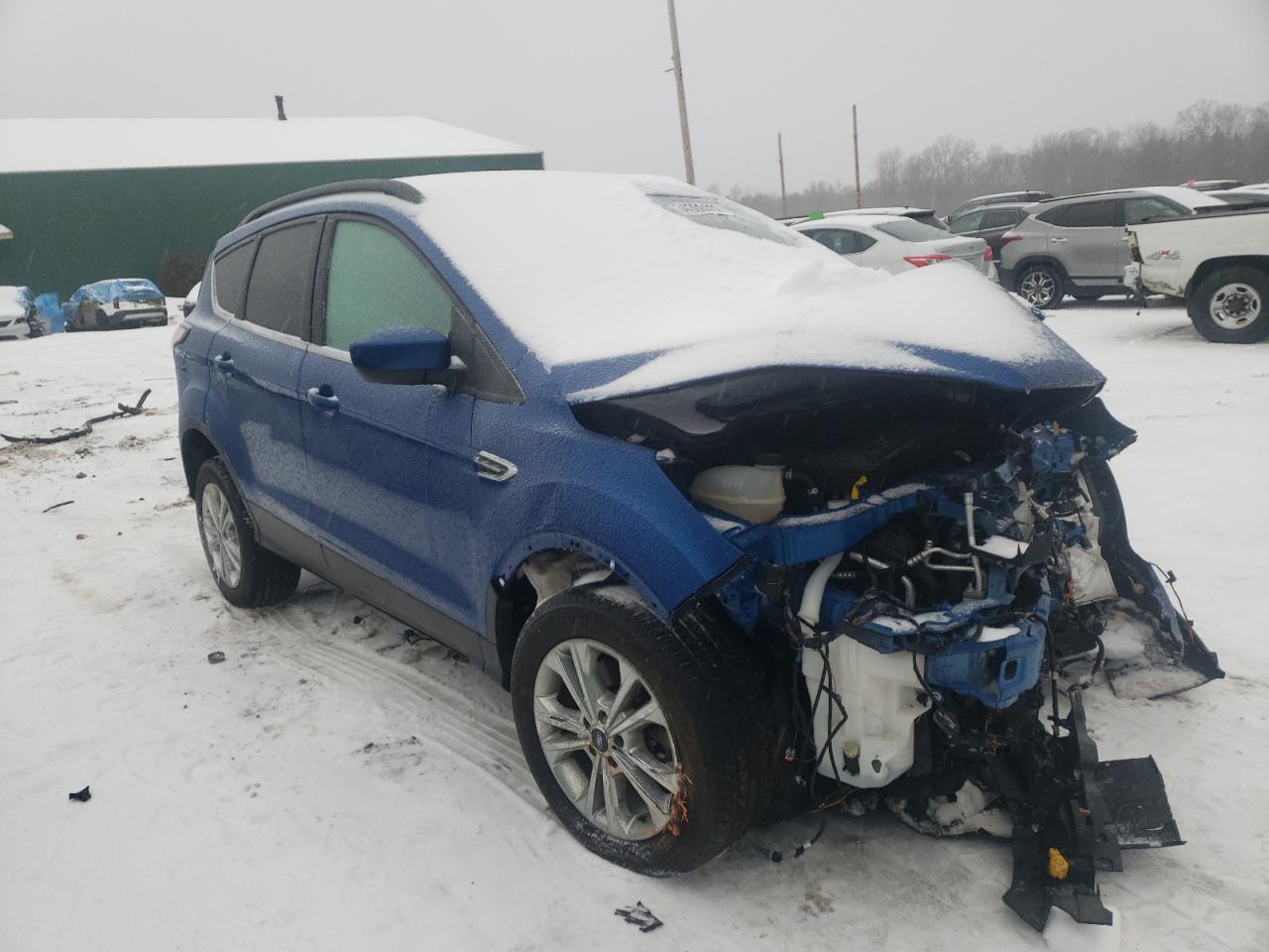 FORD ESCAPE SE 2018 with VIN 1FMCU9GDXJUC83804 - Photo from auction