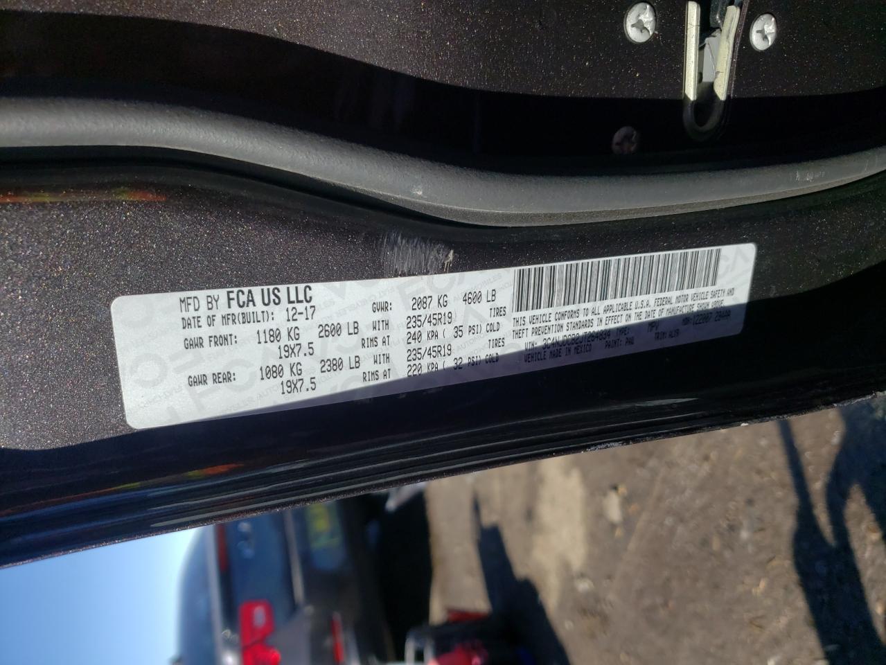 Photo 10 from auction – 2018 JEEP COMPASS LI with VIN 3C4NJDCB2JT264834