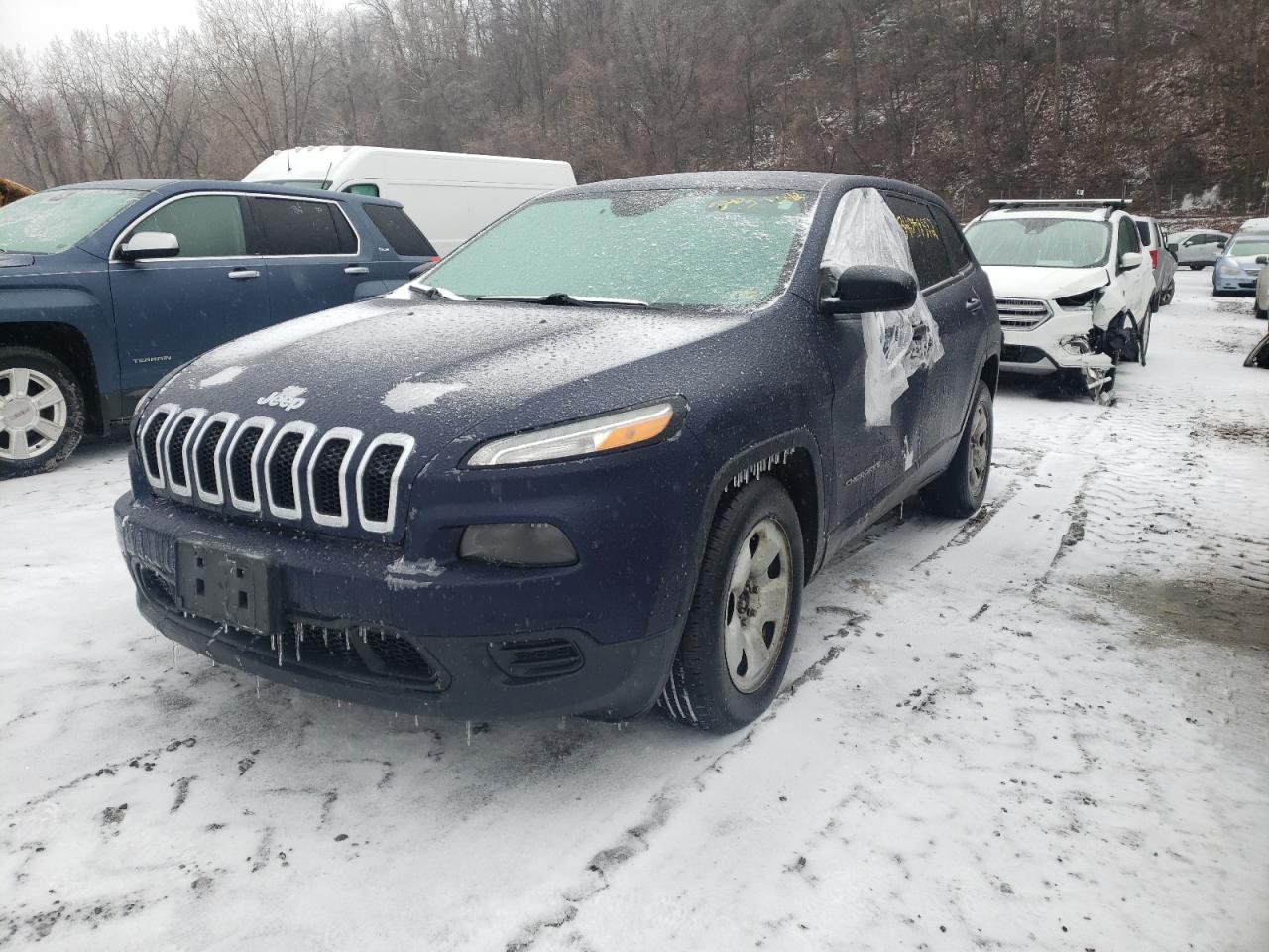 Photo 2 from auction – 2016 JEEP CHEROKEE S with VIN 1C4PJLAB7GW216416