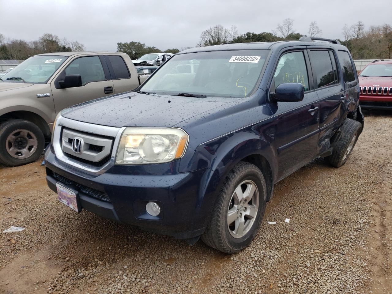 Photo 2 from auction – 2011 HONDA PILOT EXL with VIN 5FNYF4H54BB043172