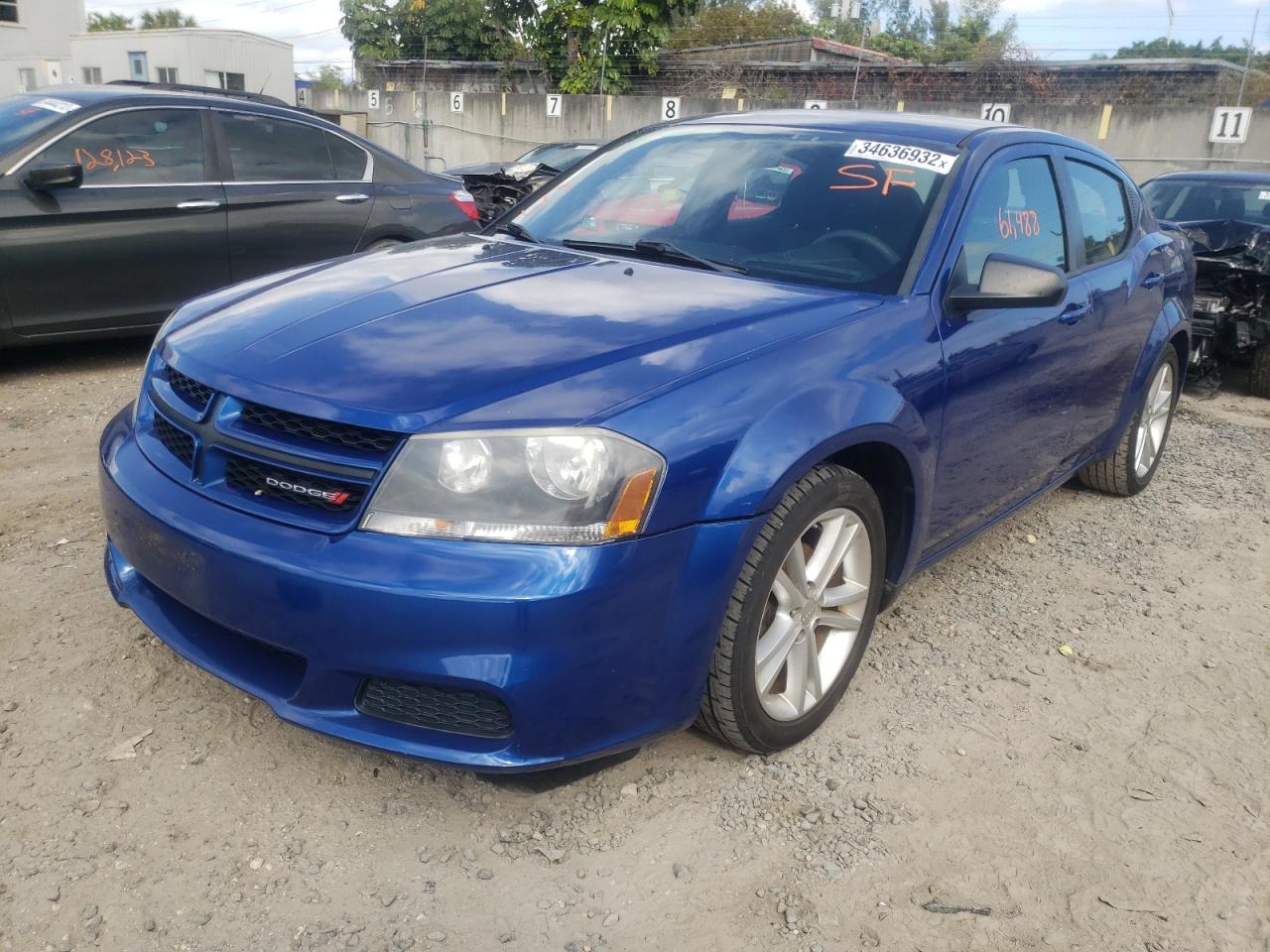 Photo 2 from auction – 2014 DODGE AVENGER SE with VIN 1C3CDZAB2EN188525