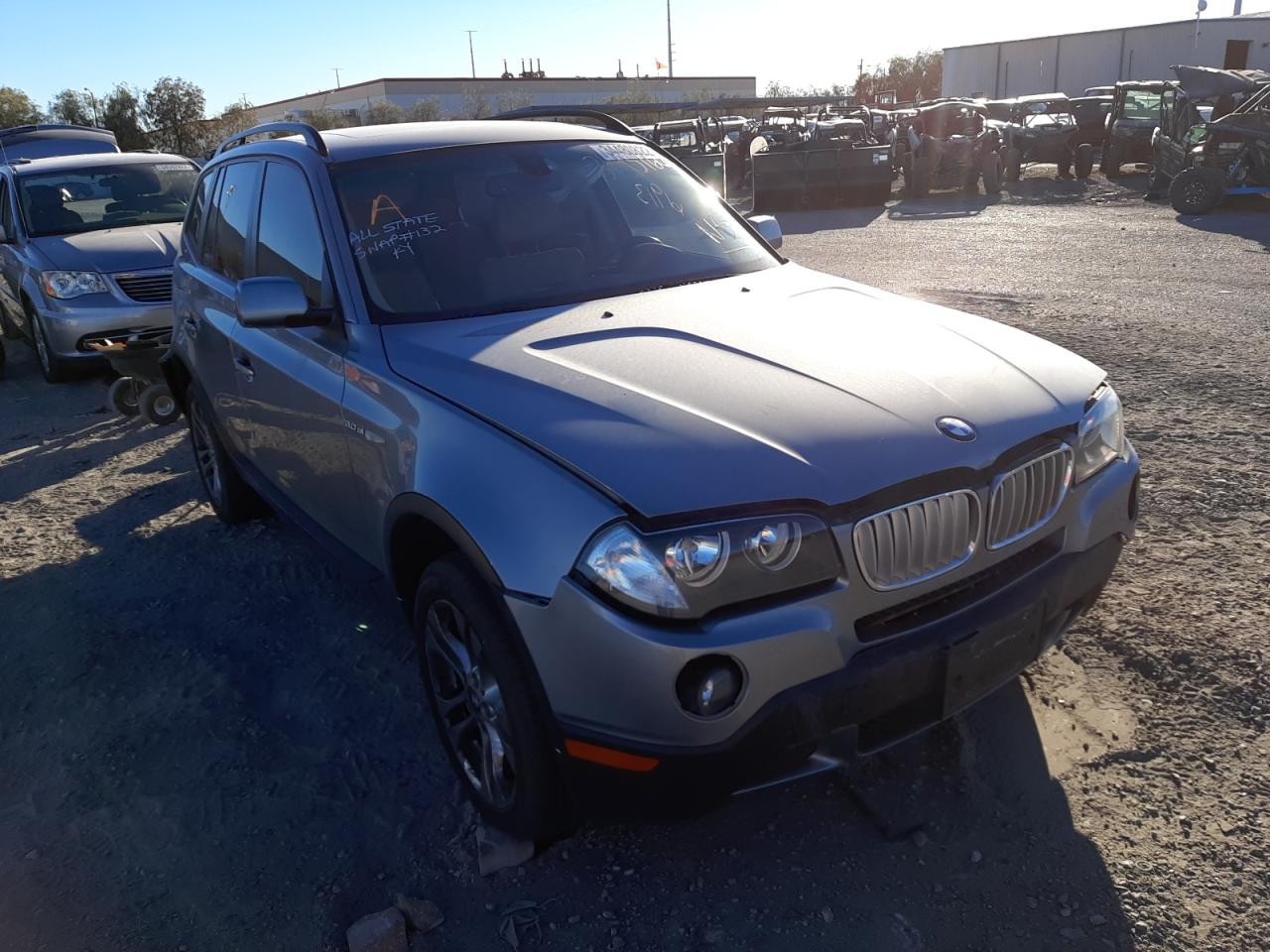 BMW X3 3.0SI 2008 with VIN WBXPC93428WJ12433 - Photo from auction